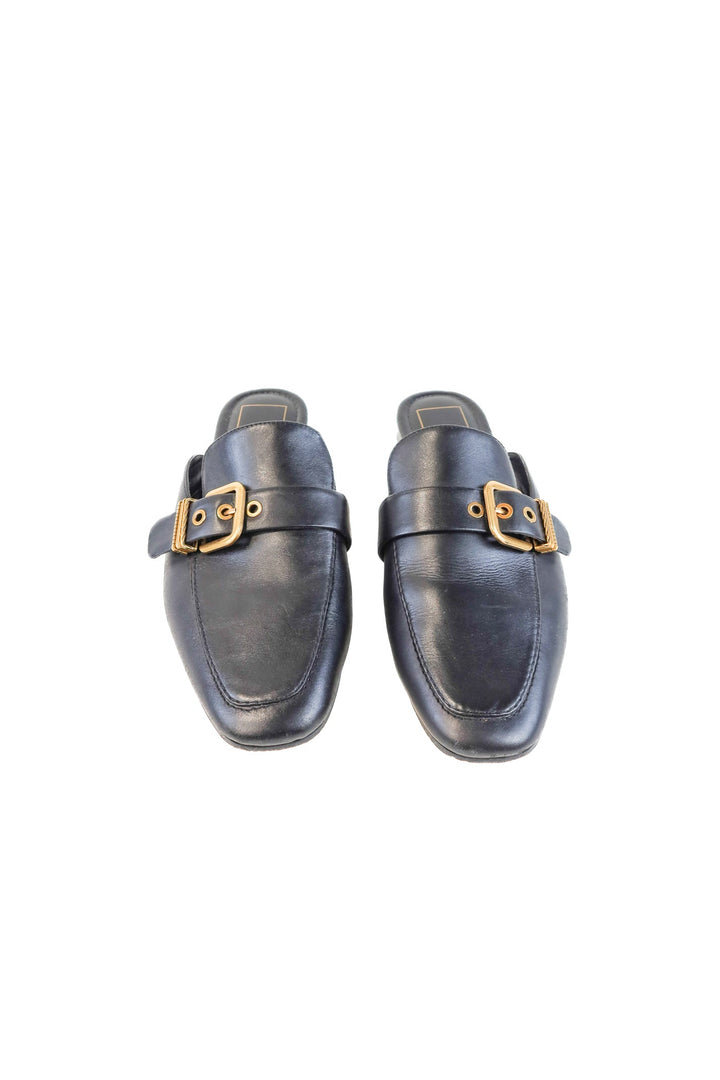 Dolce vita black vegan leather loafers (10; retail $120)