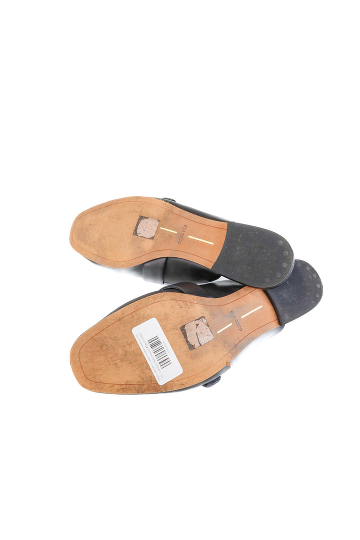 Dolce vita black vegan leather loafers (10; retail $120)
