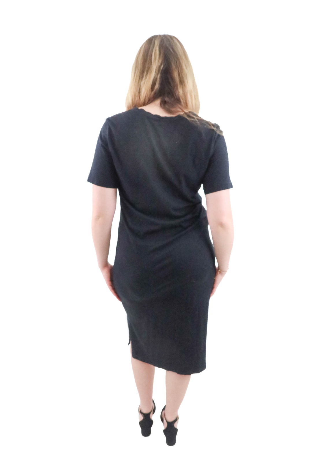 Michael Stars black tshirt midi dress (m; retail $148)