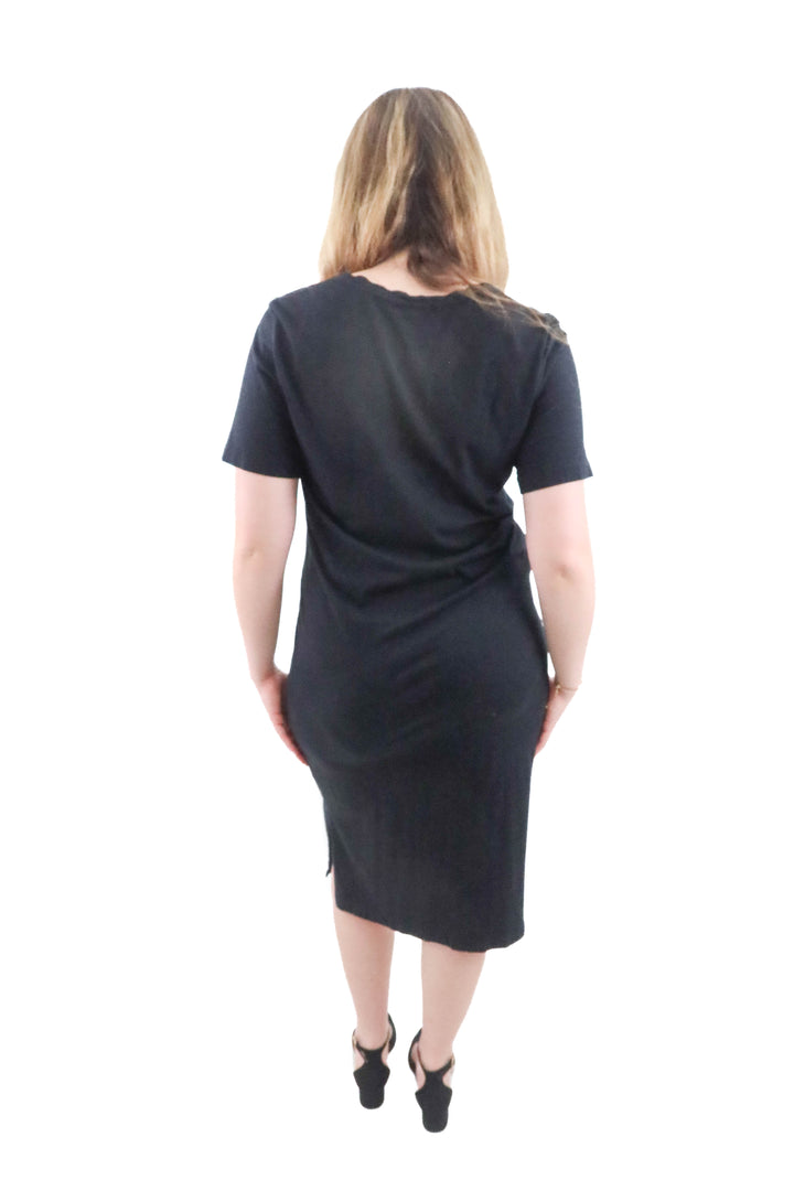 Michael Stars black tshirt midi dress (m; retail $148)