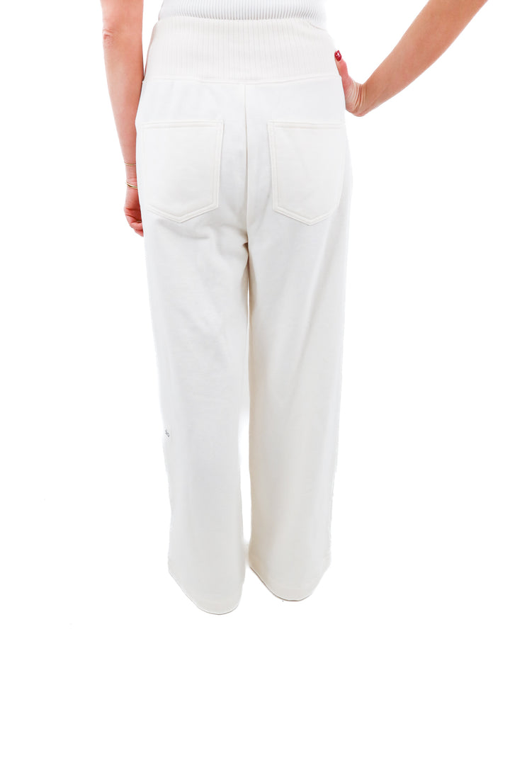 alo ivory wide leg pant NWT (m; retail $128)