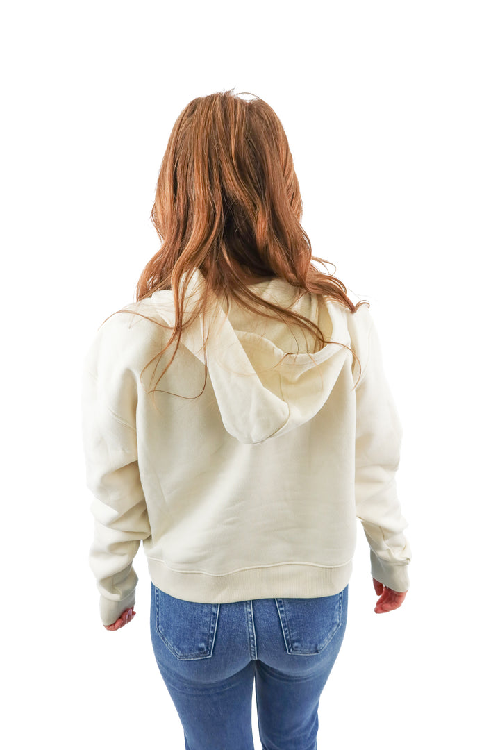 Duck Buck Co. cream hoodie NWT (M/L; retail $55)