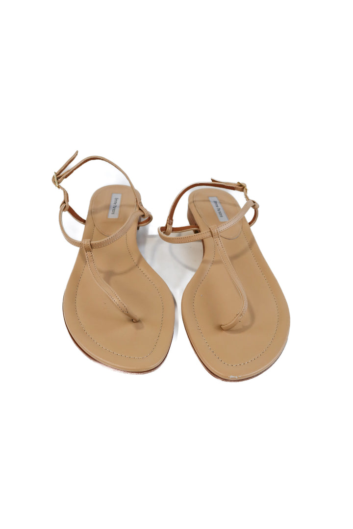Emme Parsons Tan Cecilia Sandals (40/ US 9-10; retail $495)