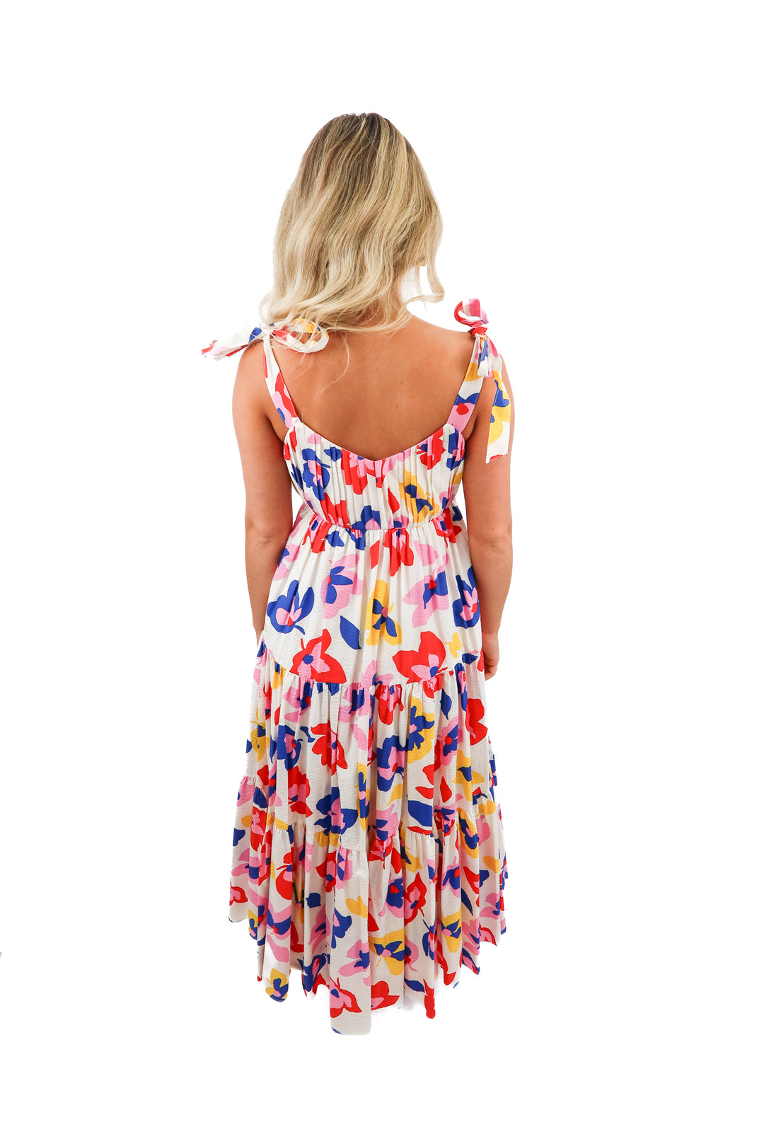Kate Spade white/pink floral maxi dress (2; retail $318)