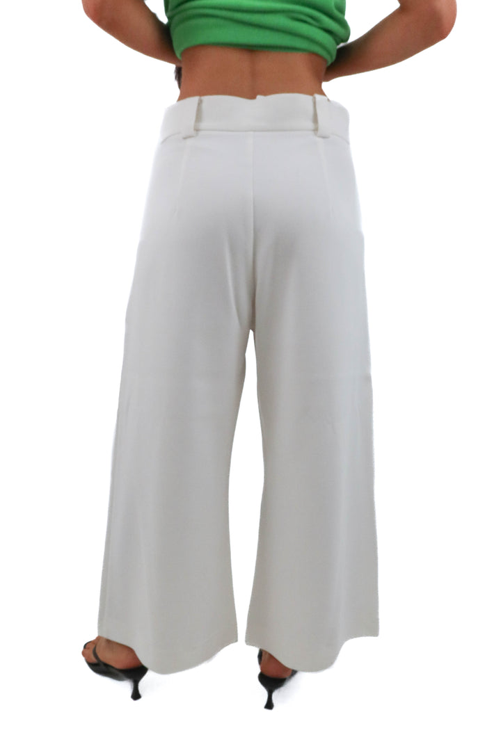 french connection white trousers (s; retail $98)