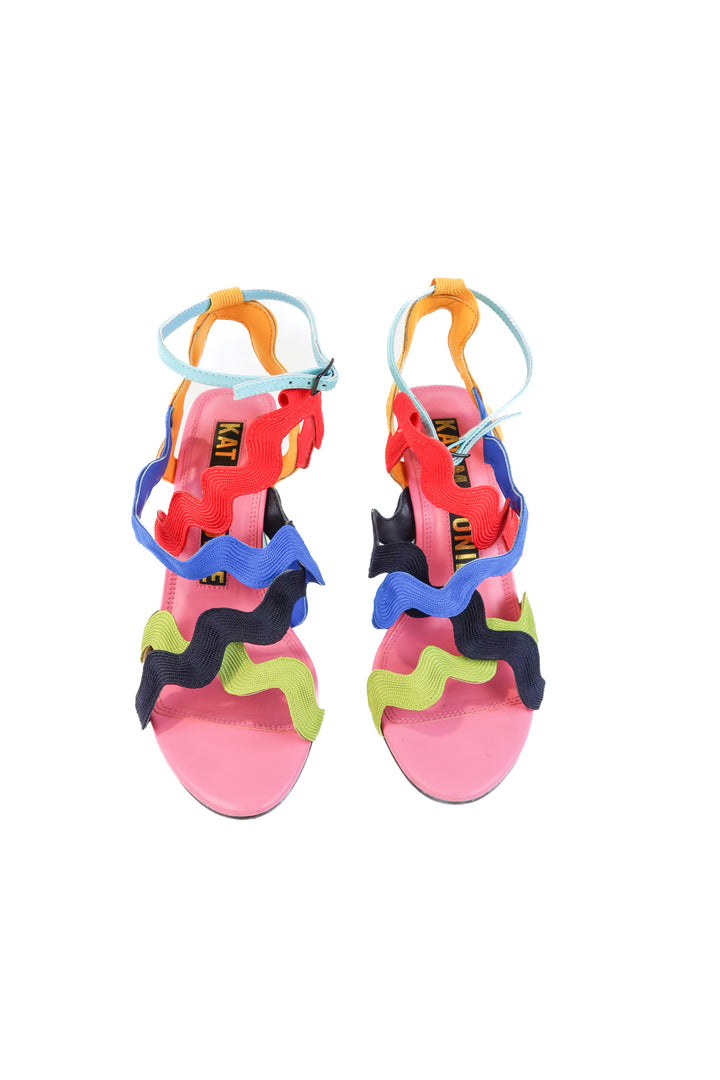 Kat Maconie colorful heels NWT (9; retails for $330)