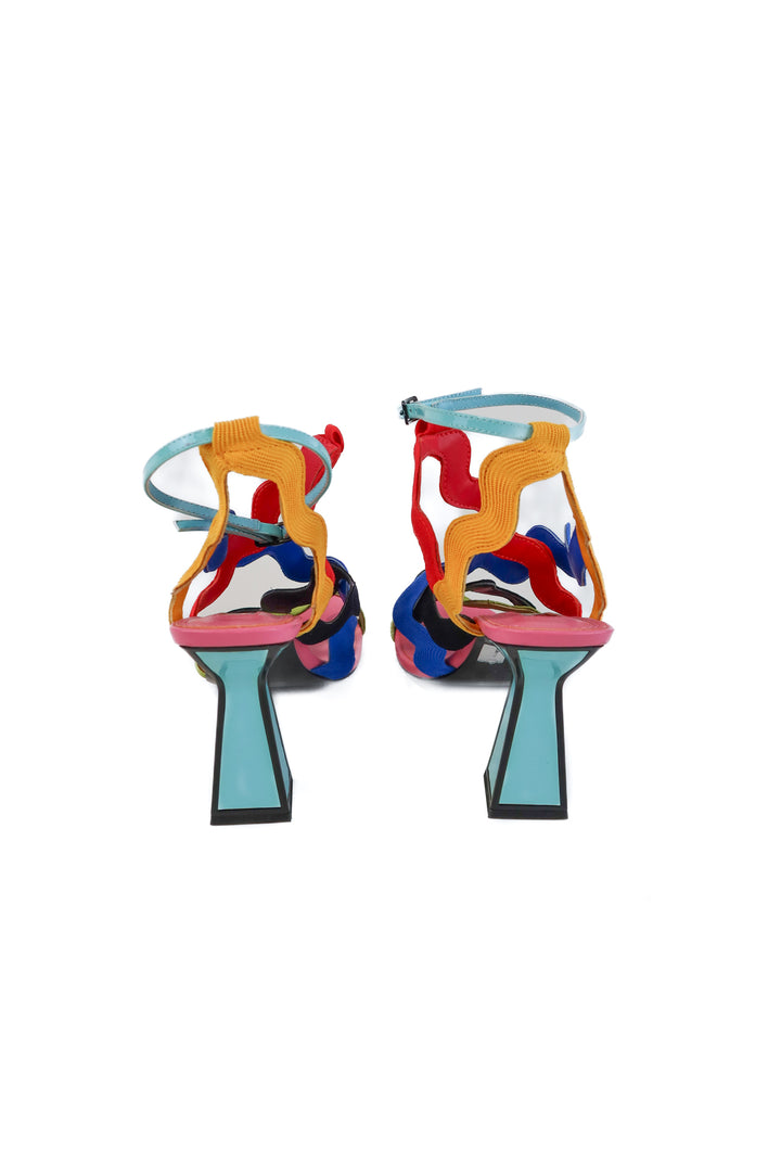Kat Maconie colorful heels NWT (9; retails for $330)