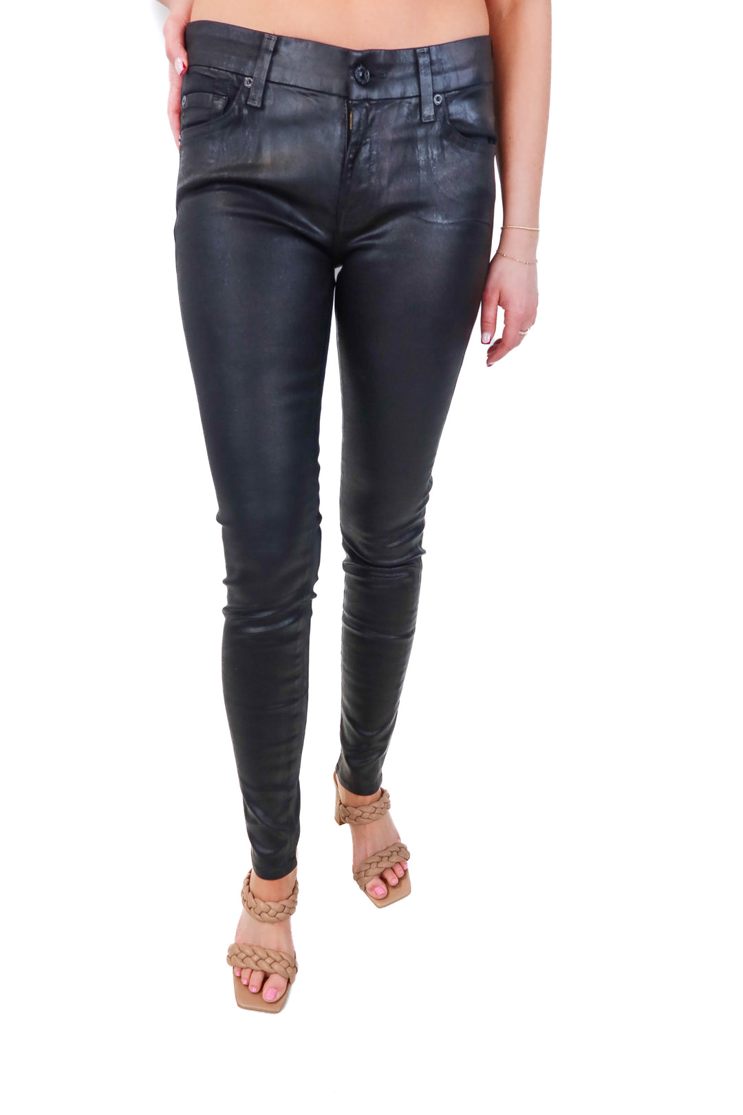 7 for all mankind black coated jeans (27)