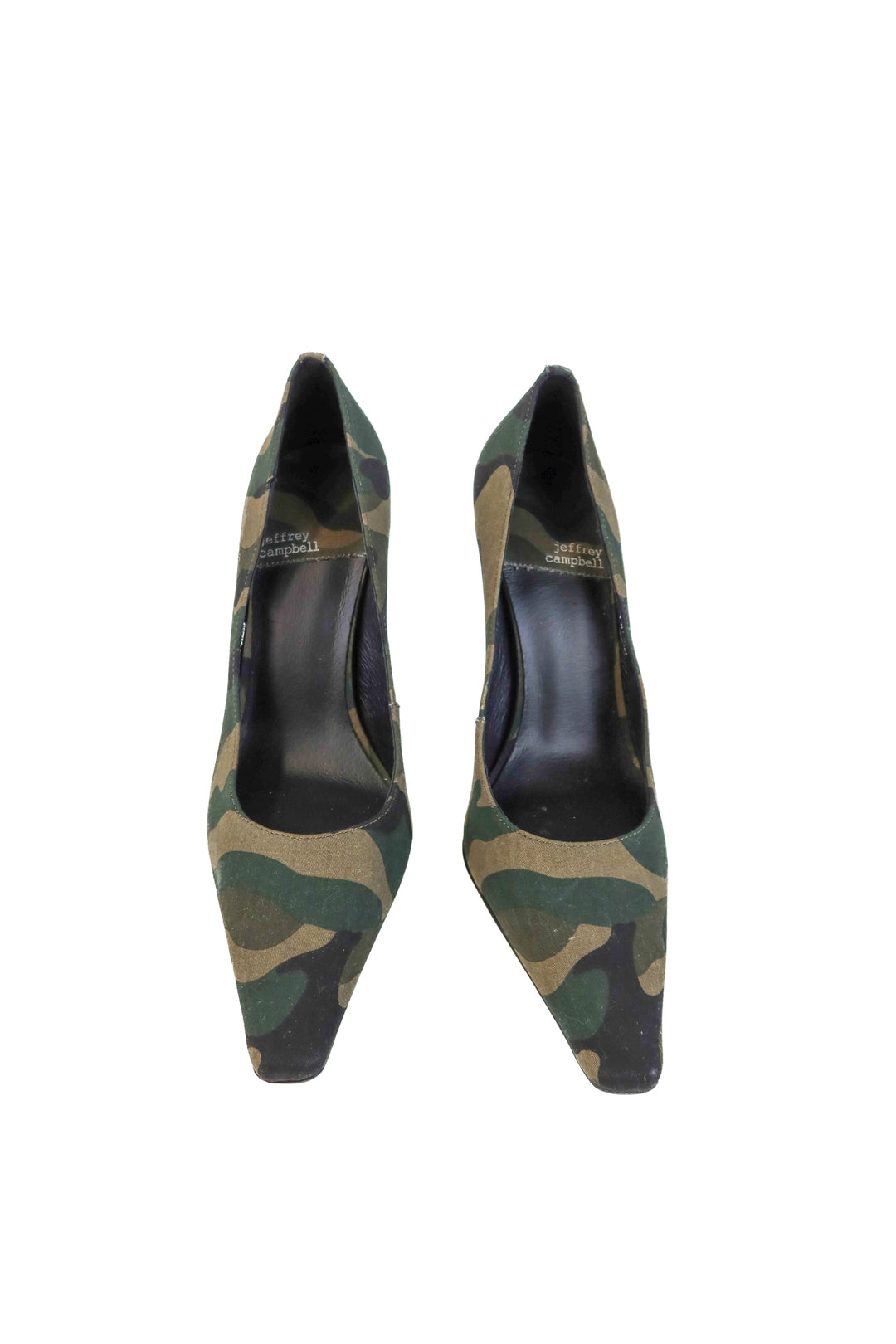 Jeffrey Campbell camo heels (8; retails for $145)
