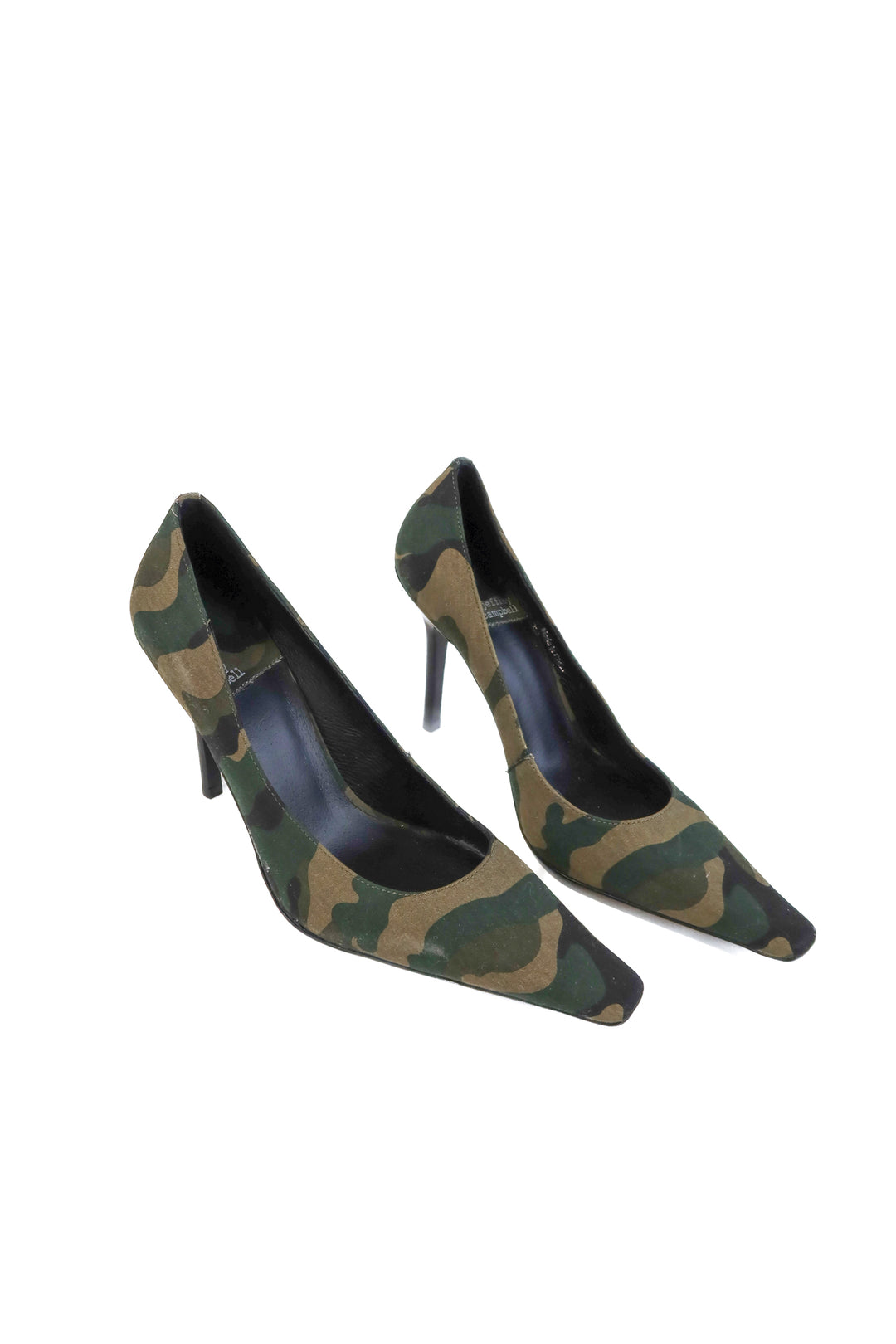 Jeffrey Campbell camo heels (8; retails for $145)