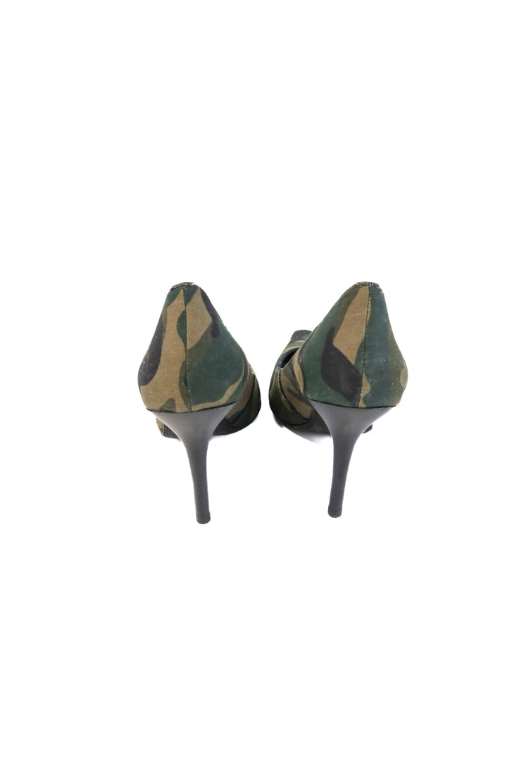 Jeffrey Campbell camo heels (8; retails for $145)