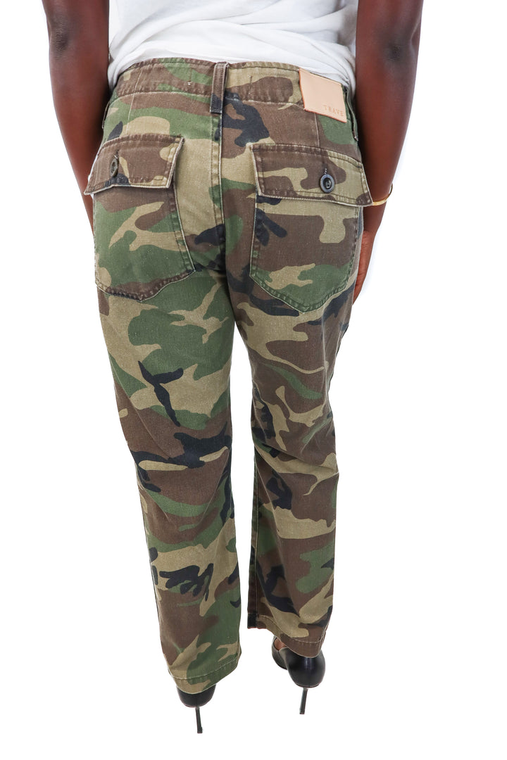 Trave camo pants (26; retails $275)