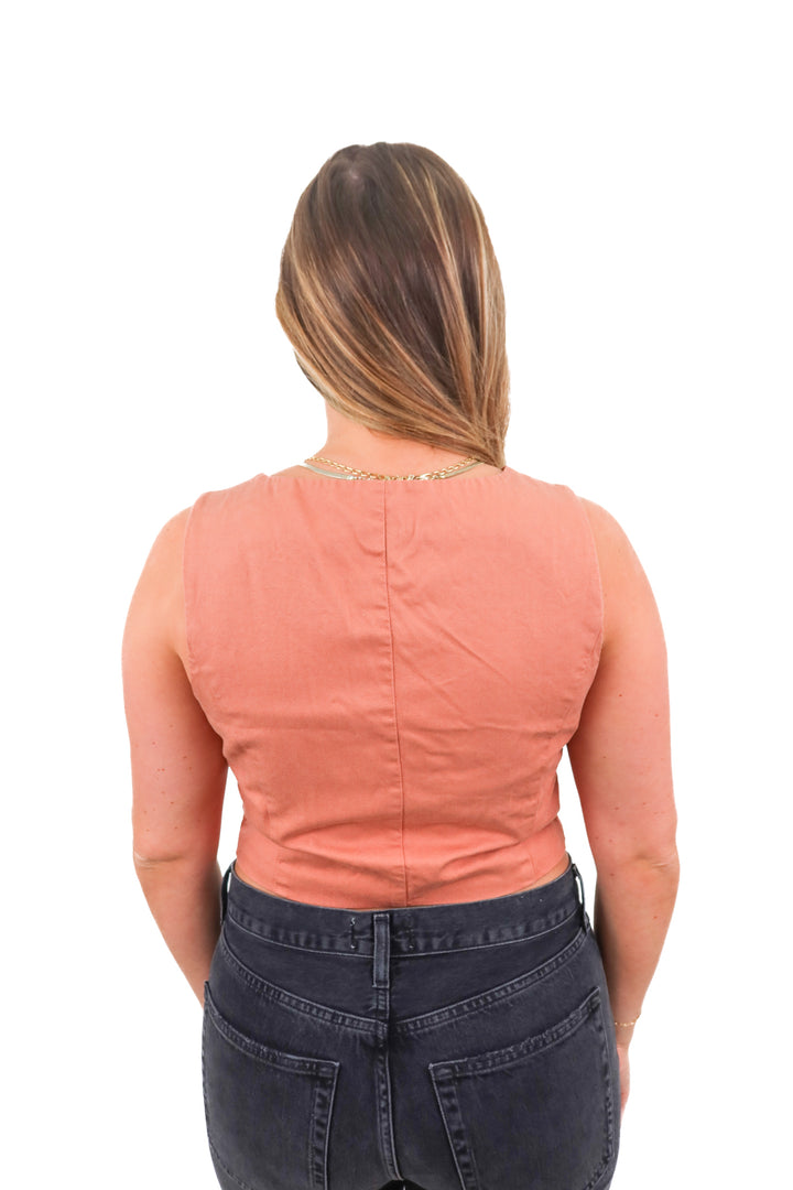 madewell rust vest (8)