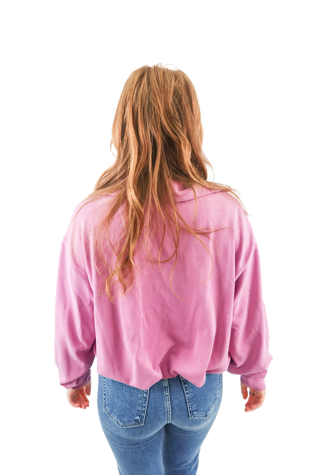 athleta purple quarter zip (s; retail $89)