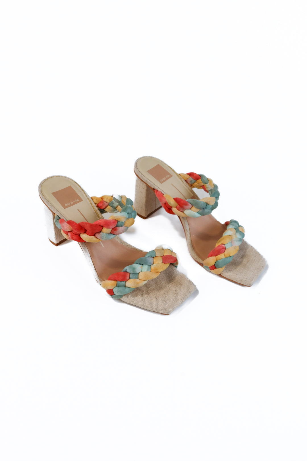 Dolce vita colorful braided heels (8)
