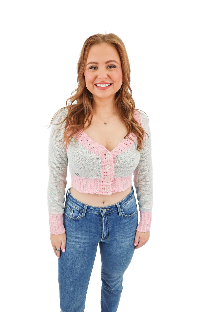 love shack fancy multi color cardigan NWT (xs; retail $295)