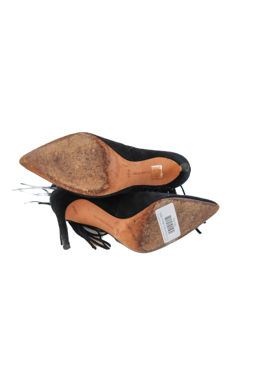 Alexandre Birman black fringe booties (7.5; retail $995)