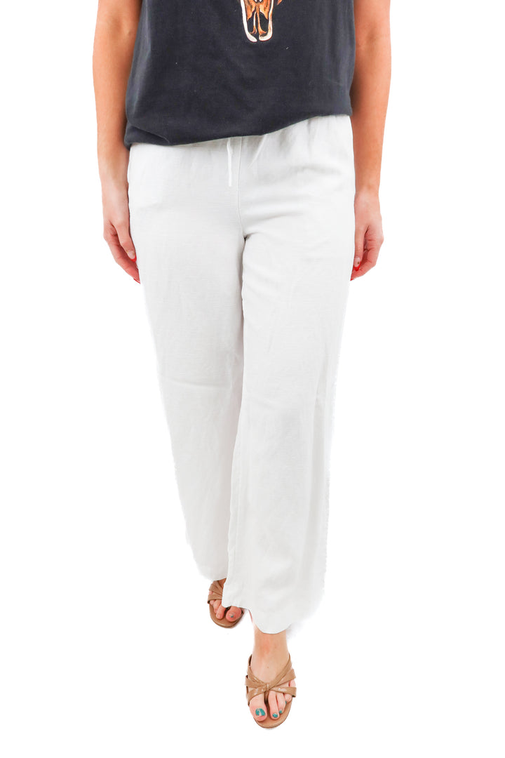 wilfred white linen pants (S; retail $148)