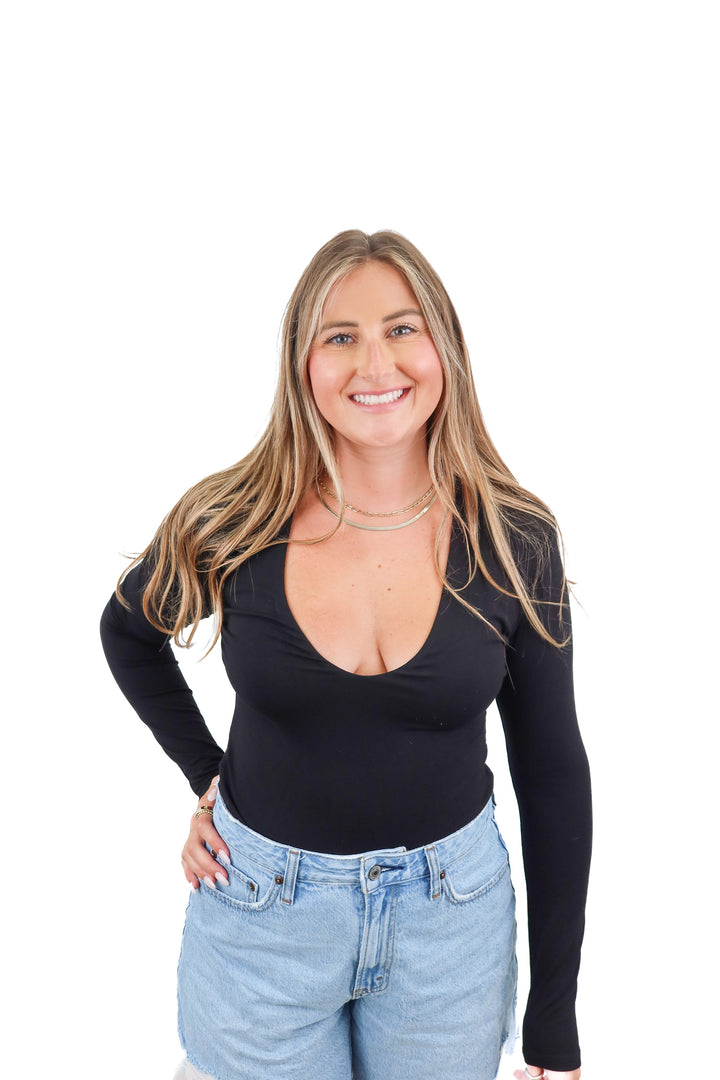 good american black long sleeve bodysuit (3)