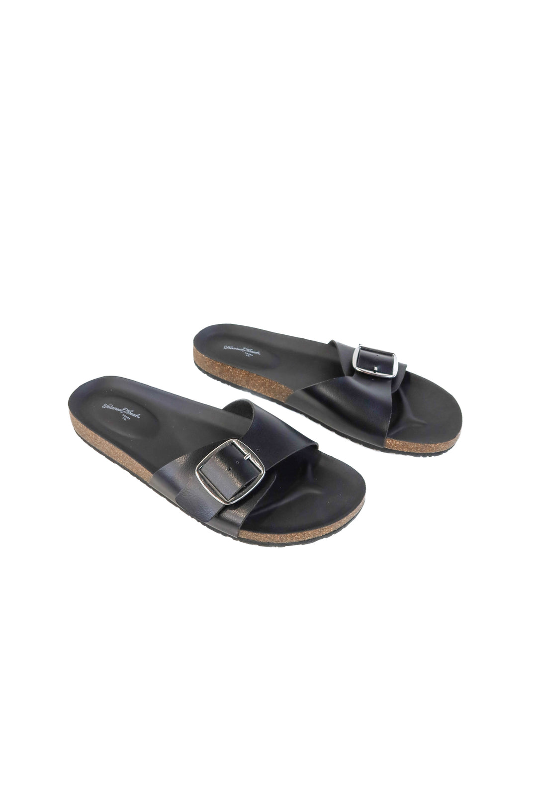 Universal threads black sandals (10)