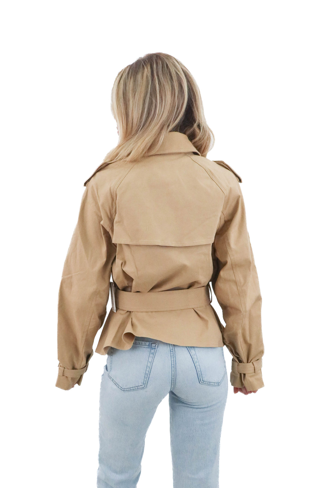 good american short trench coat NWT Retail $188 (s)