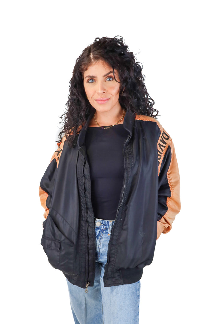 harley davidson bomber jacket (XL; retail $115)