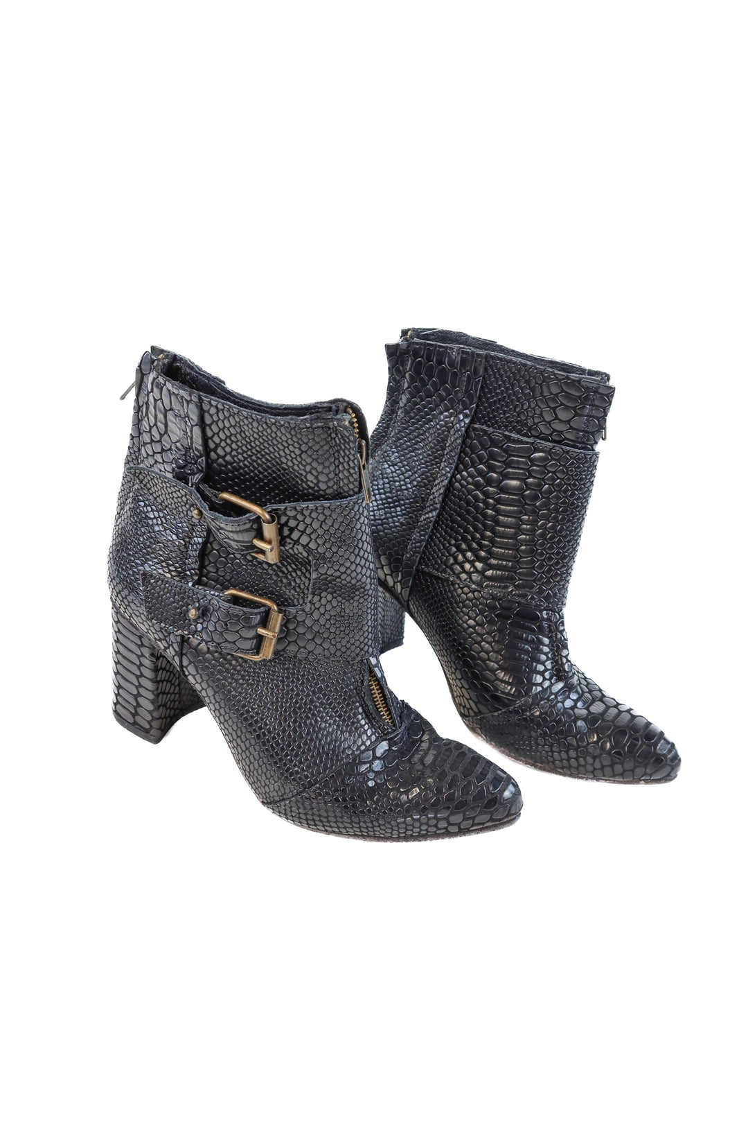 Free bird black booties (11; retail $350)
