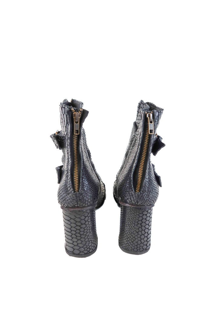Free bird black booties (11; retail $350)