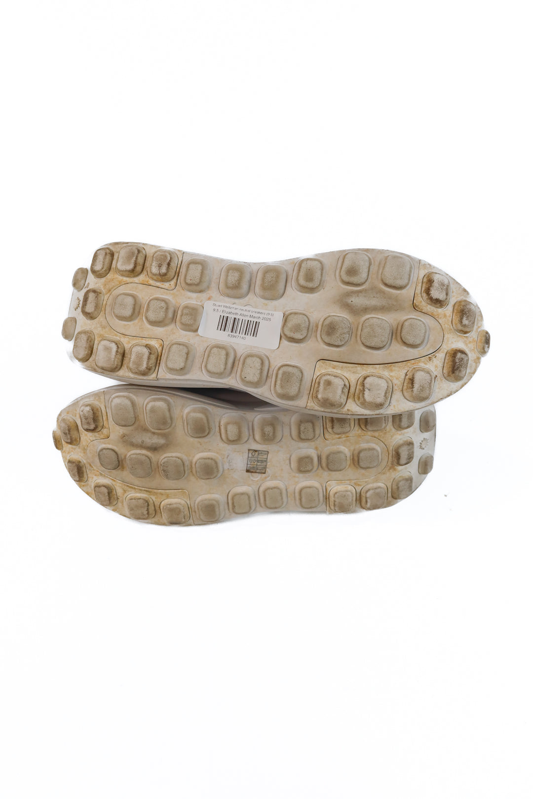 Stuart Weitzman neutral sneakers (9.5; retails for $295)