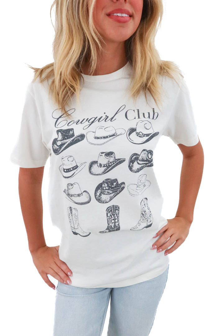 vici cream cowgirl club tee (s)
