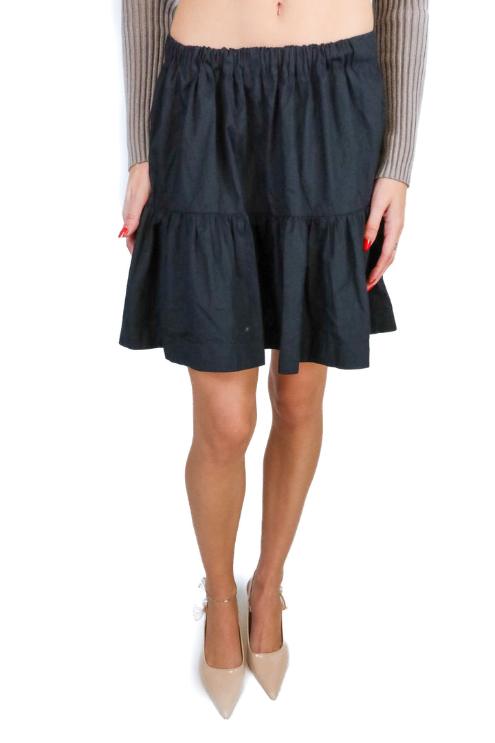 Abercrombie Black Ruffle Skirt (S; retail $60)
