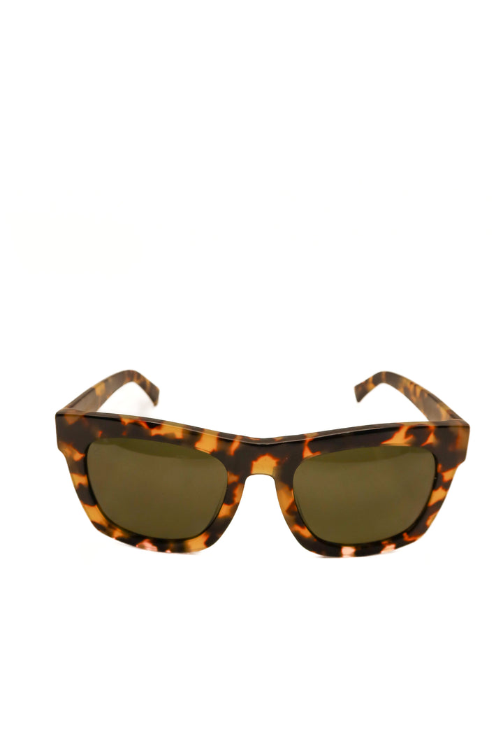 Electric tortoise shell crasher sunglasses (retail $200)