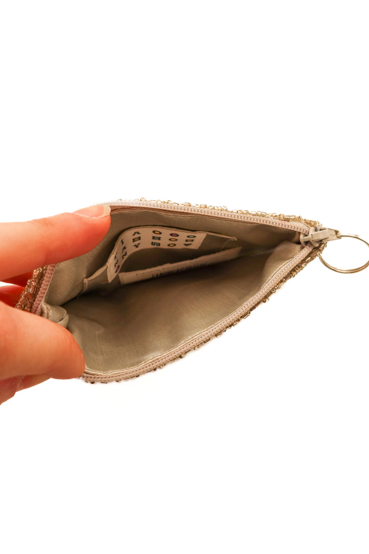 Tianany beaded “cash” pouch (retail $48)