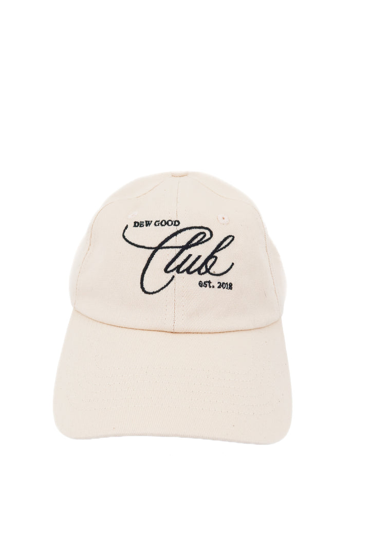 dew good club cream hat