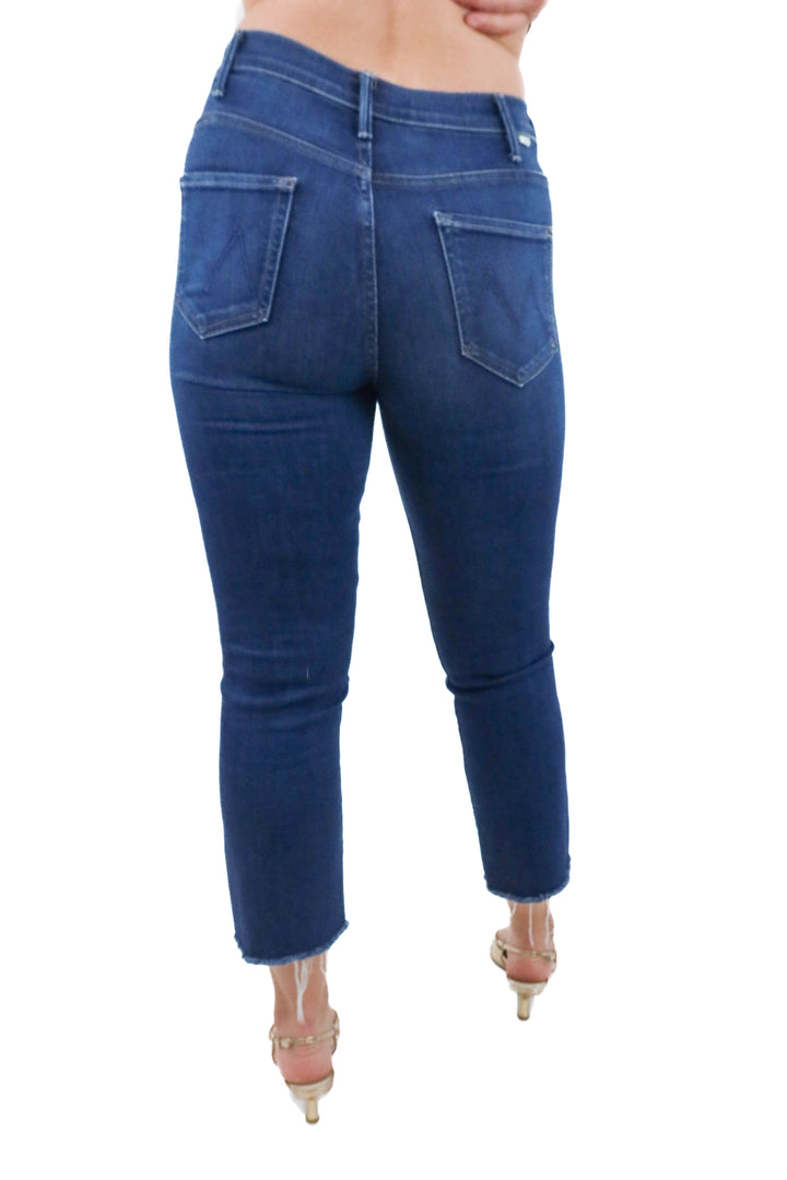 mother high waisted flare jean (29; retail $258)