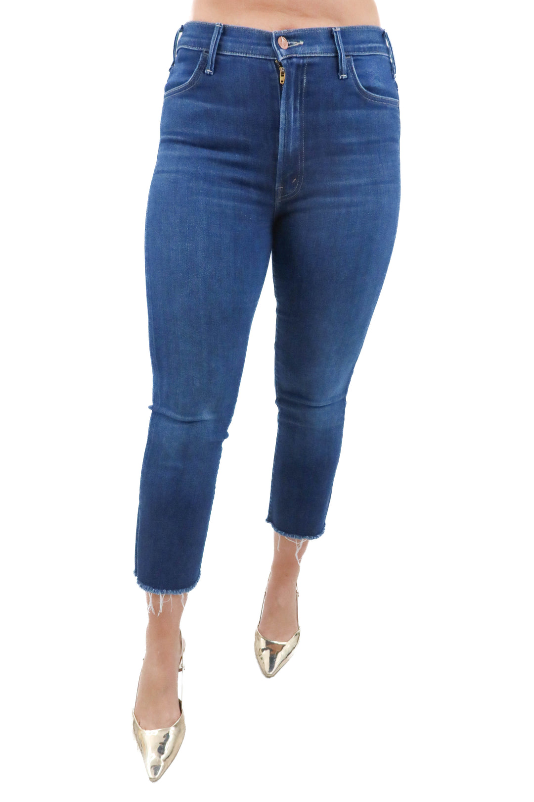 mother high waisted flare jean (29; retail $258)