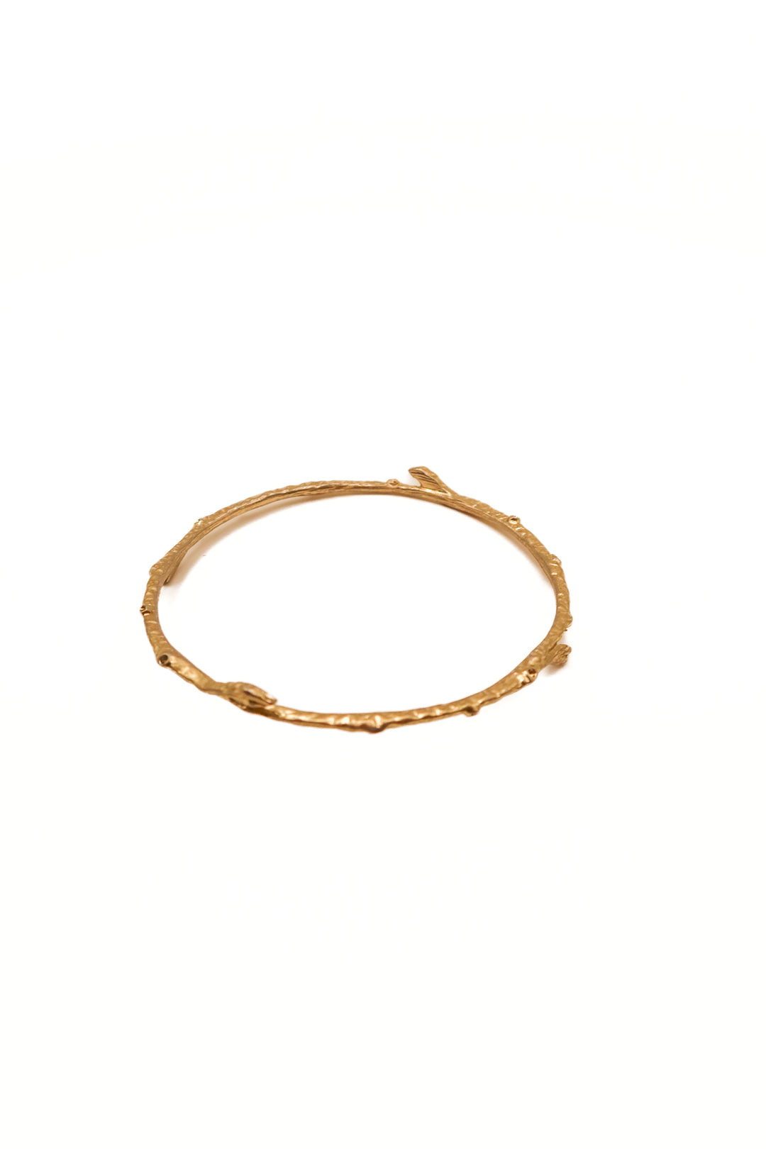 Silver tree bangle