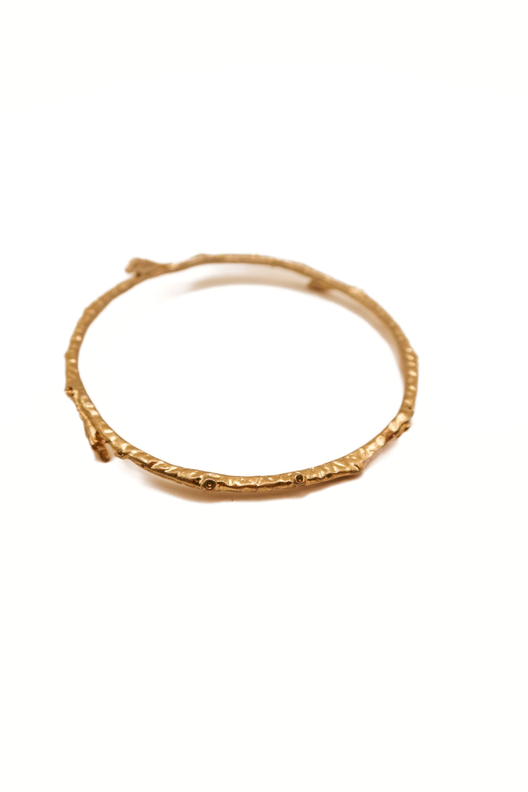 Silver tree bangle