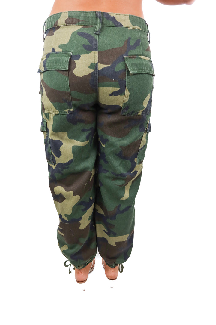Superdown Camo Print Cargo Pants NWT (30)