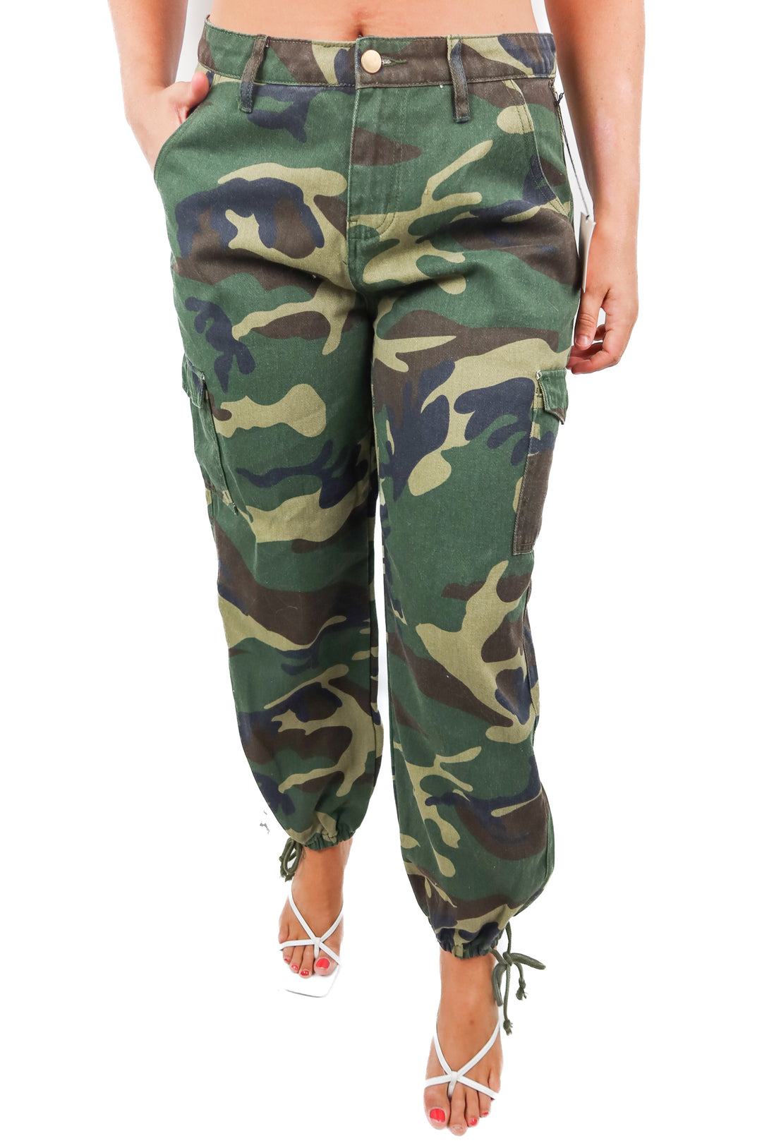 Superdown Camo Print Cargo Pants NWT (30)