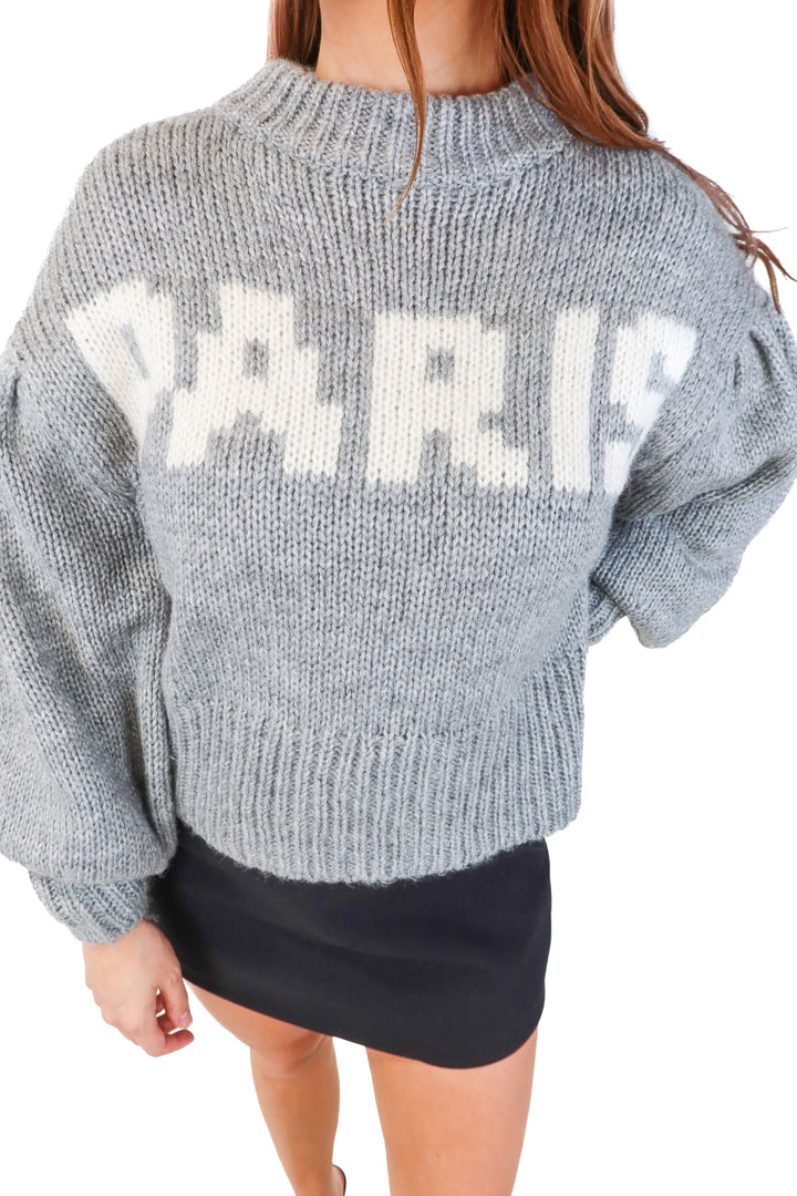 h&m paris sweater (S)