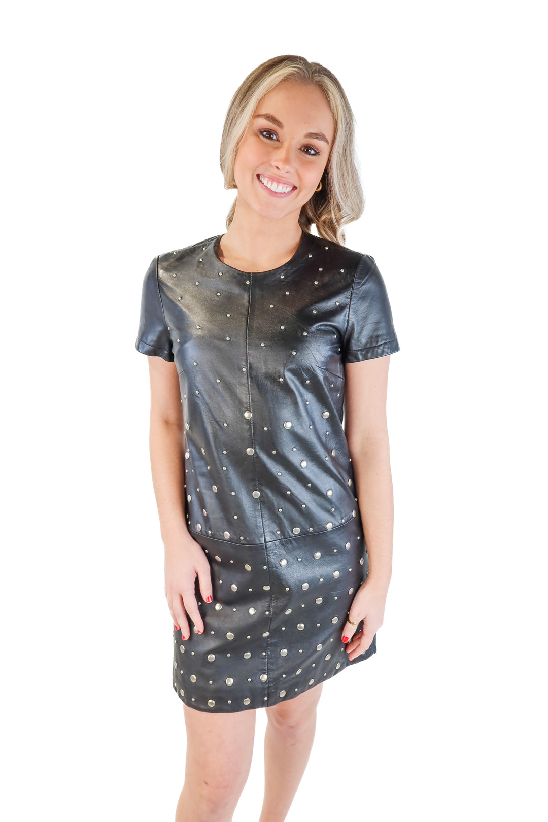 French Connection Leather Dress (6)