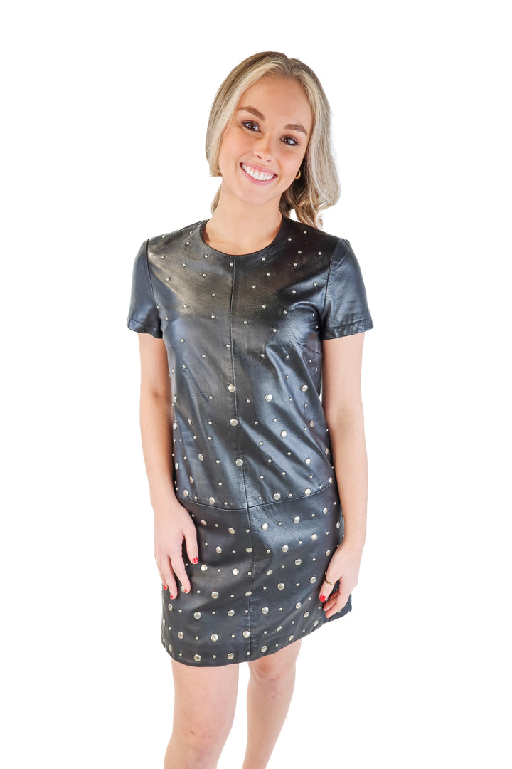 French Connection Leather Dress (6)