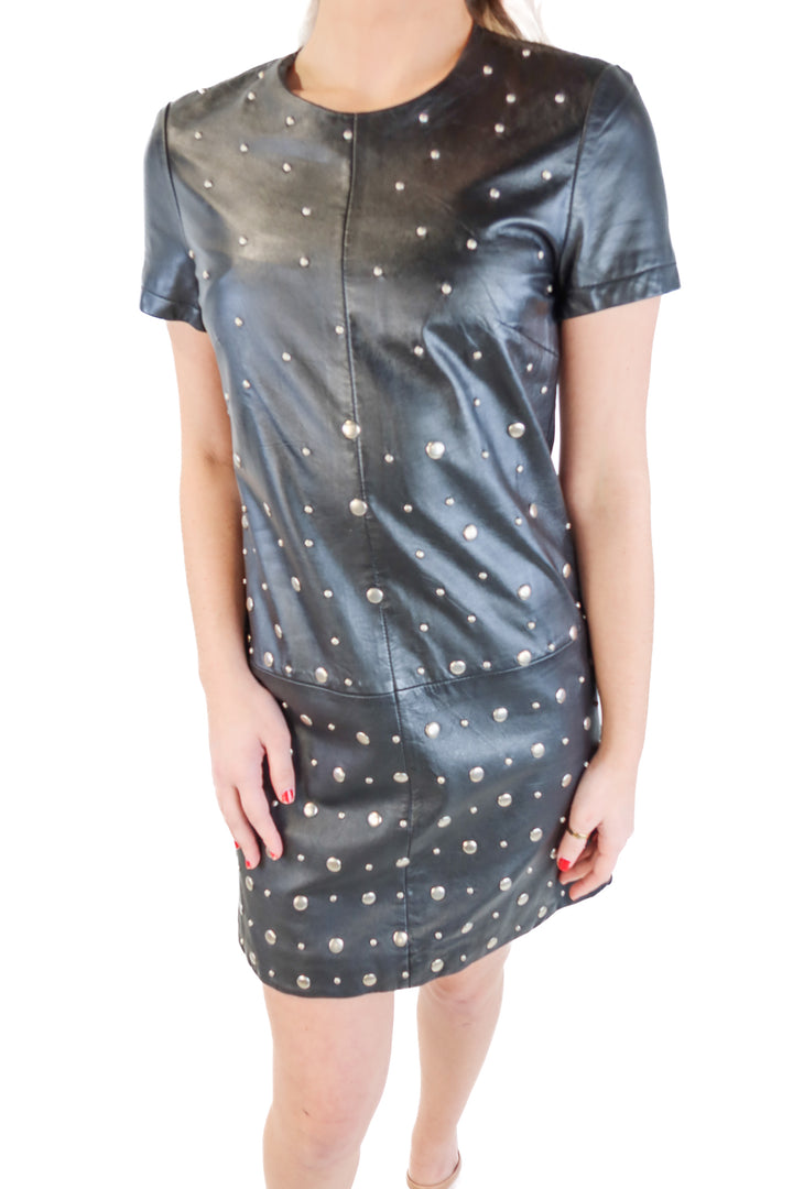 French Connection Leather Dress (6)
