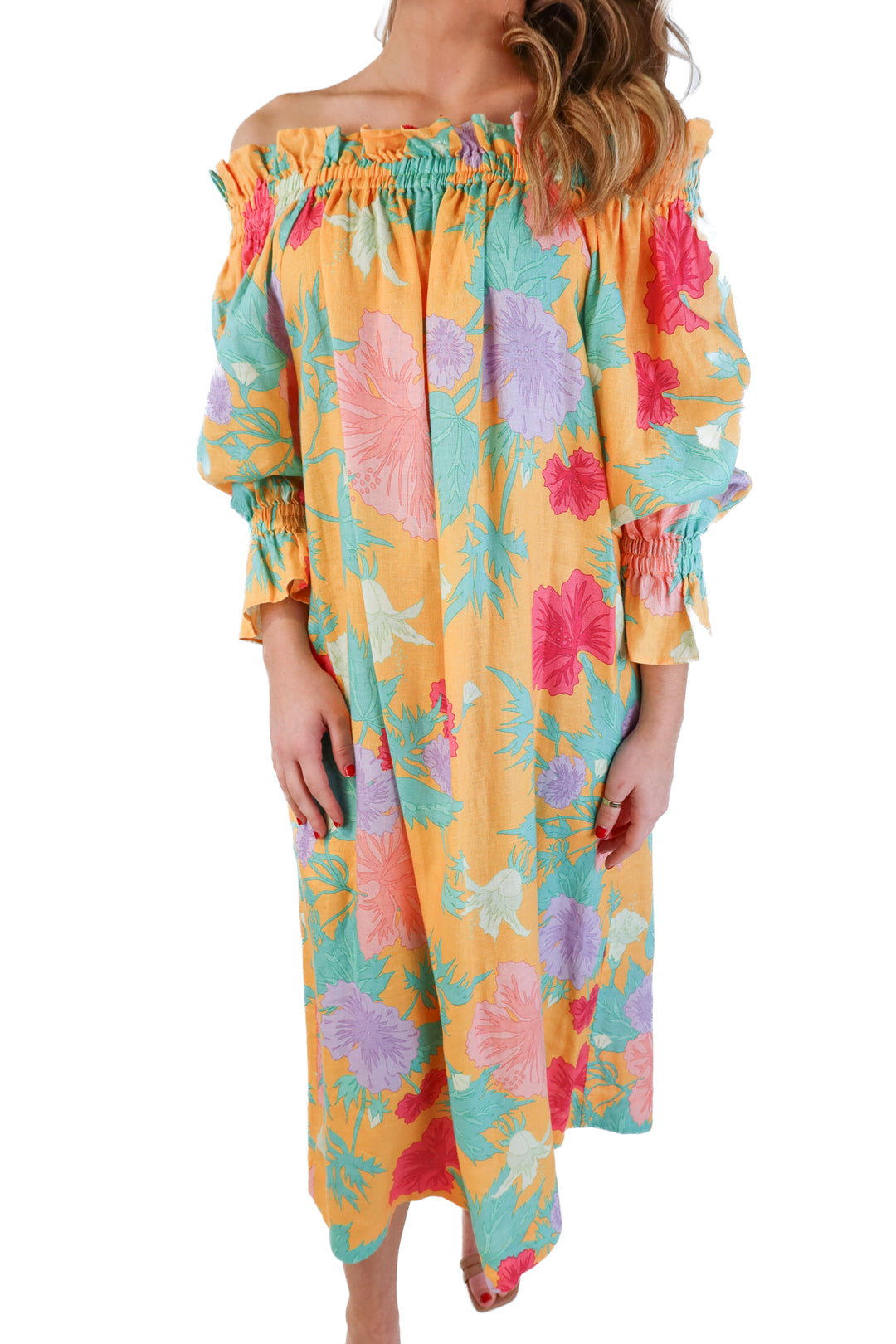 Ephemera Floral Linen Dress (XS/S)