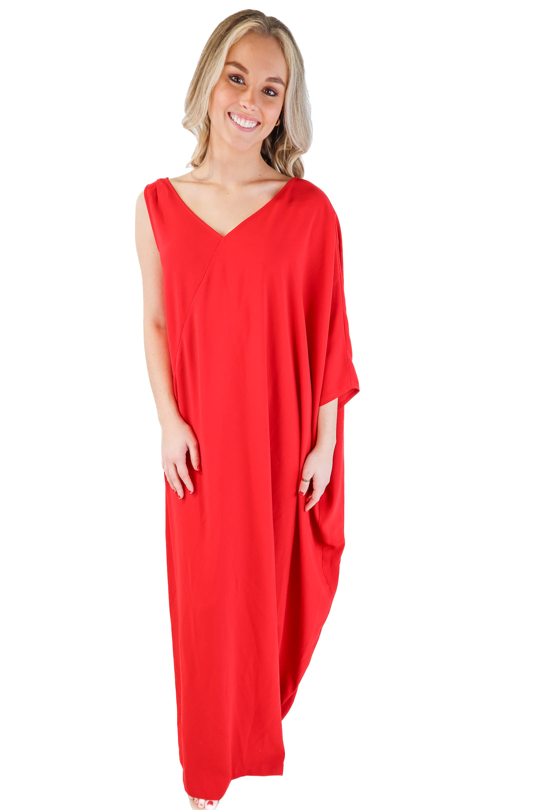 Anna Cate Red Caftan Dress NWT (S; retail $268)