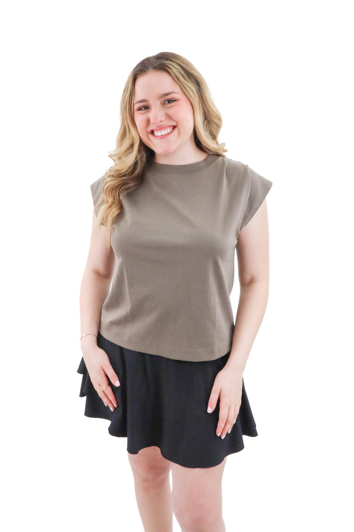 haven well within brown tee (s; retail $68)