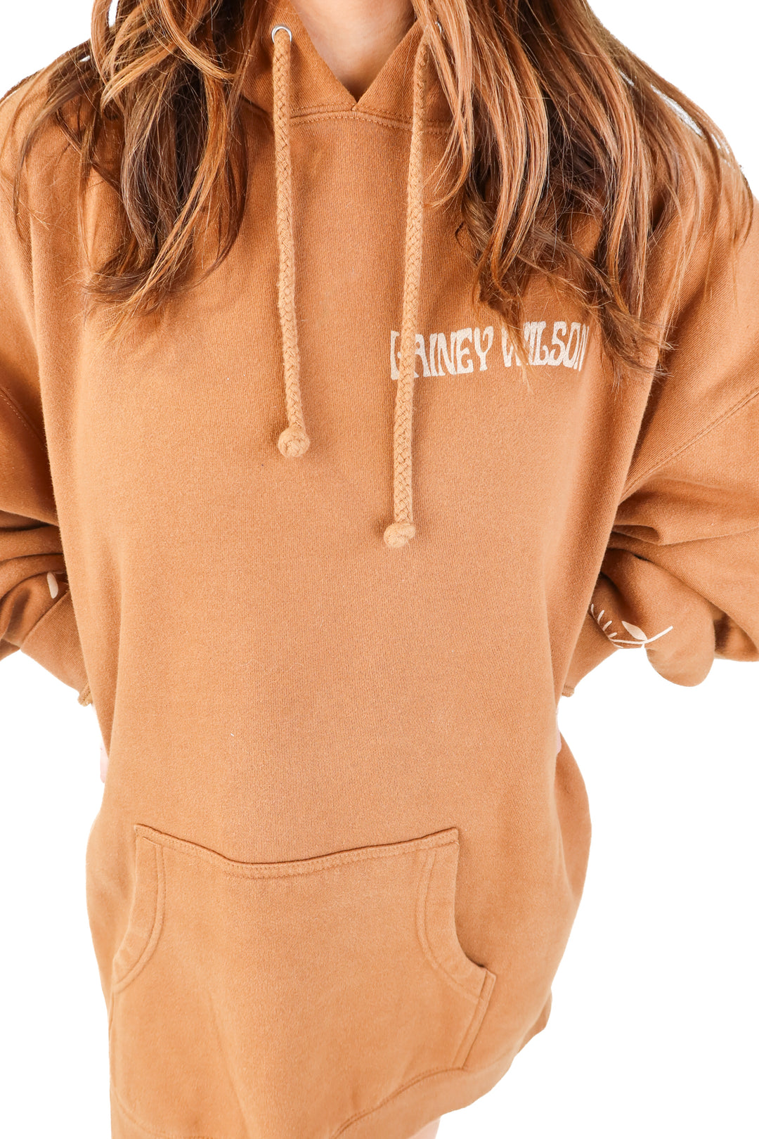 lainey wilson brown hoodie (2XL)