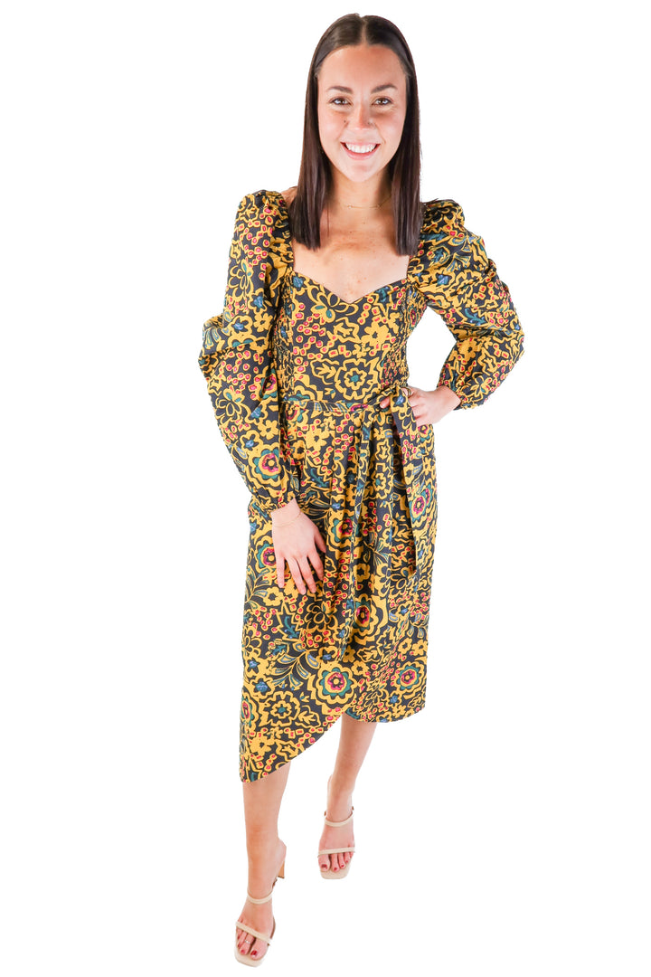 Cleobella Floral Midi Dress NWT (S; retail $278)