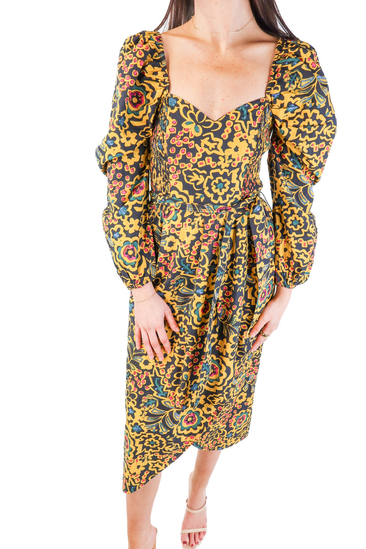 Cleobella Floral Midi Dress NWT (S; retail $278)